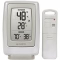 Acurite 3-1/2in. W x 5-1/2in. H Plastic Wireless Indoor & Outdoor Thermometer & Humidity Gauge 00611A3